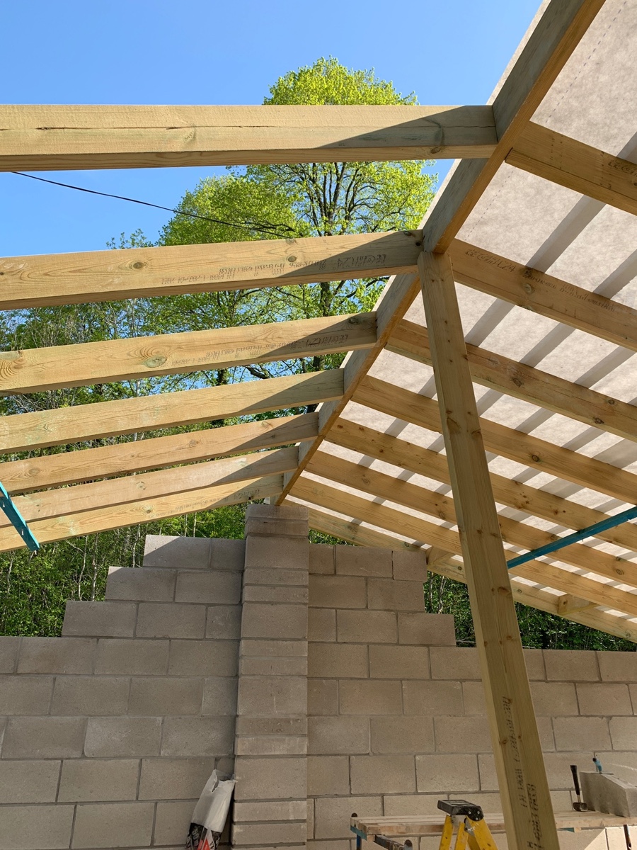 985: Click here for full sized Garage building roof trusses image and more information Garage building roof trussesImage with link to high resolution version