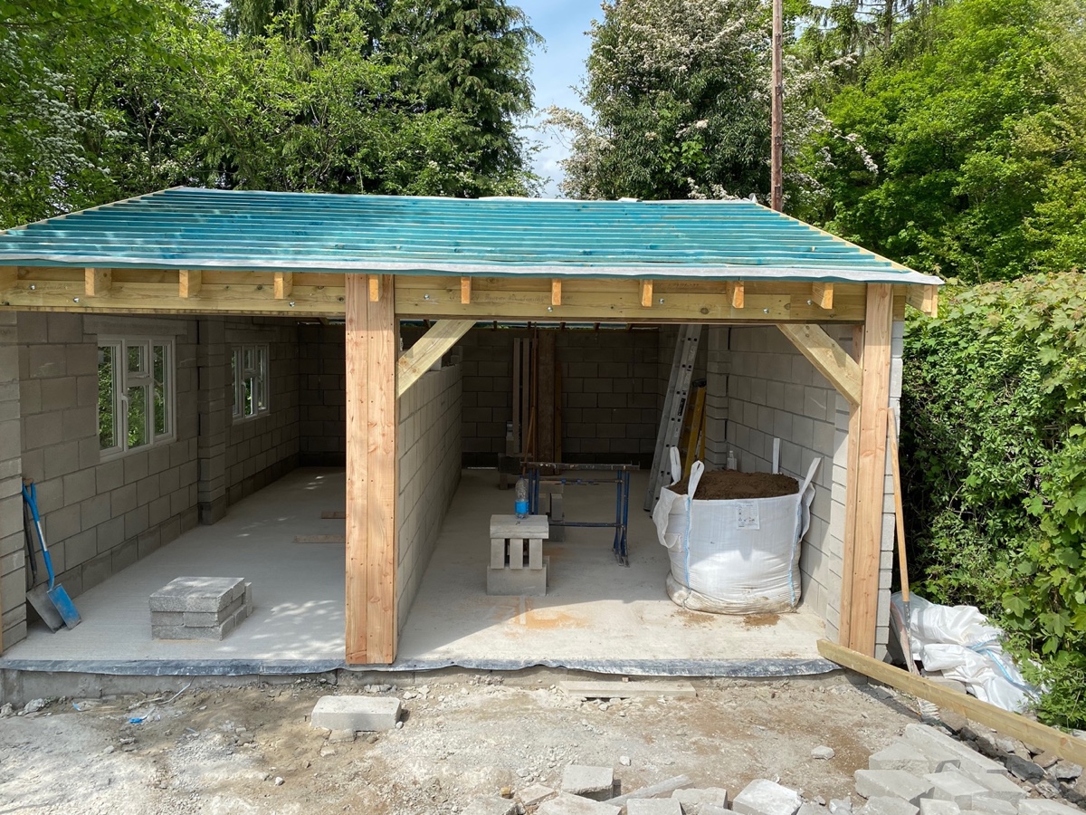 986: Click here for full sized Garage building joinery image and more information Garage building joineryImage with link to high resolution version