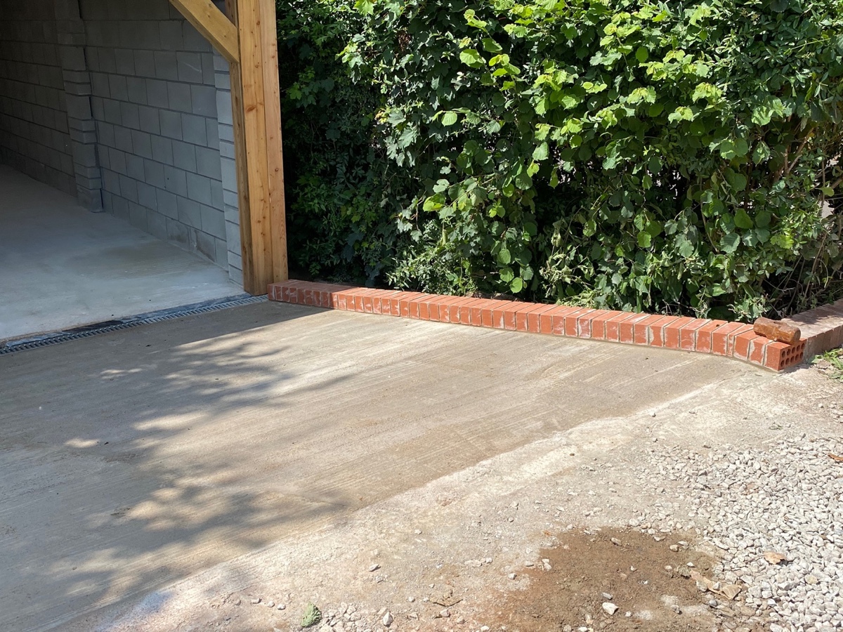 987: Click here for full sized Garage concrete access ramp image and more information Garage concrete access rampImage with link to high resolution version