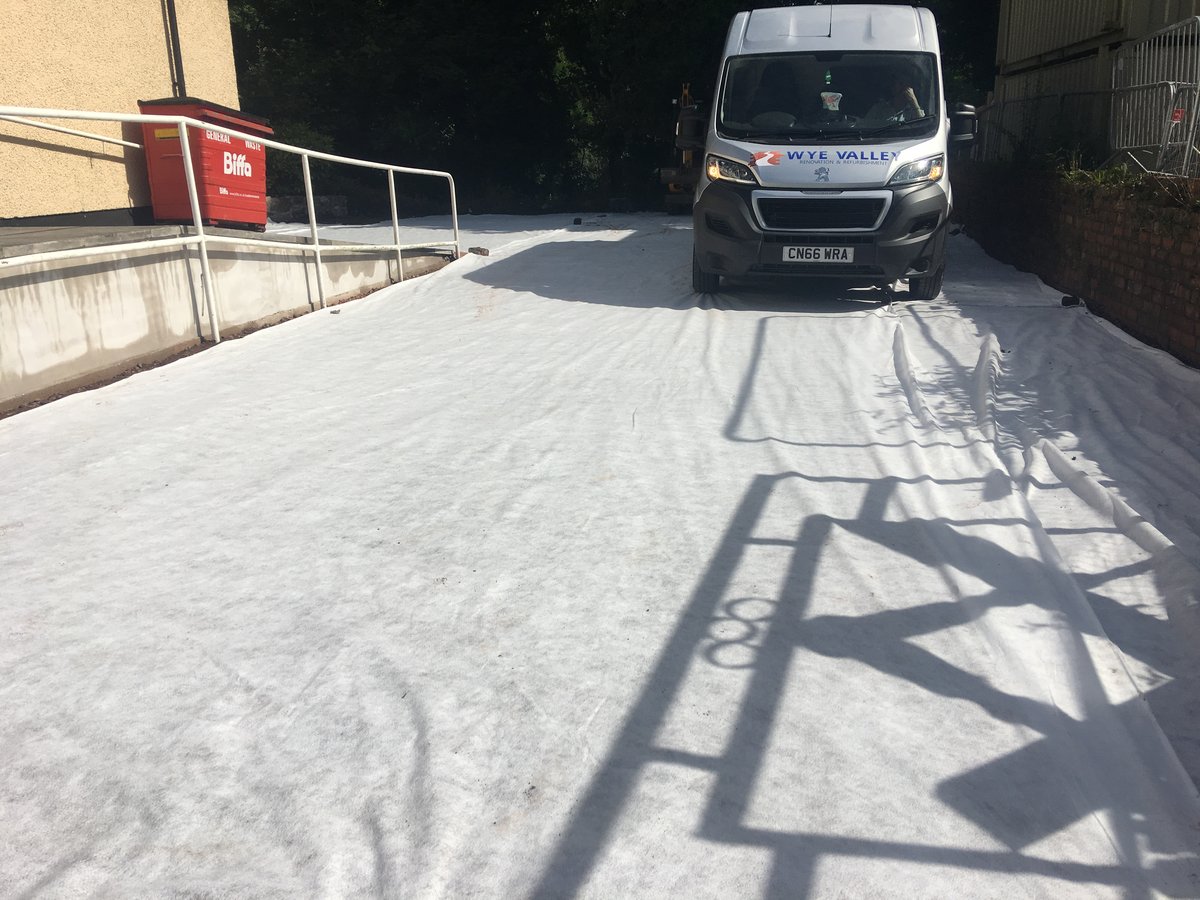 An image of disabled access ramp car park masonic hall pontypool  goes here.