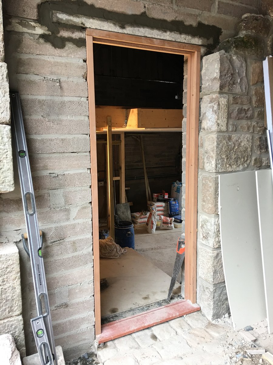 Image of external doorway doorframe and door st briavels commonn 
