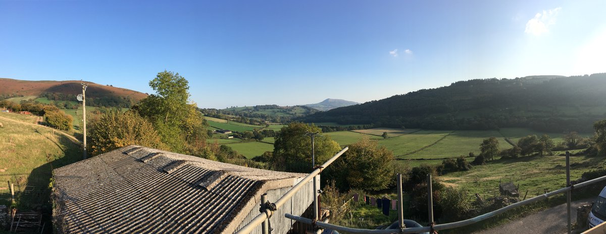 image shows: farmhouse slate roof replacement cwmyoy 