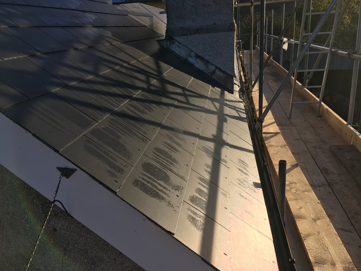 Click here to view the image of farmhouse slate roof replacement cwmyoy at higher resolution. An image of farmhouse slate roof replacement cwmyoy goes here.