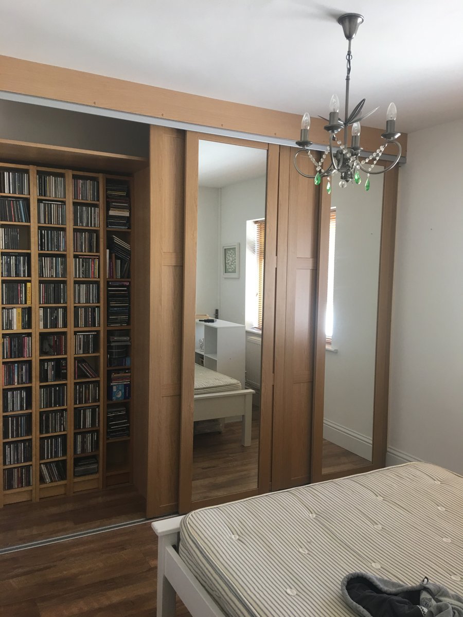 Image of fitted wardrobes before after monmouth 