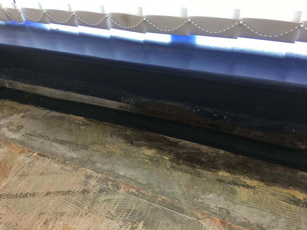 image shows: floating floor repair tintern 