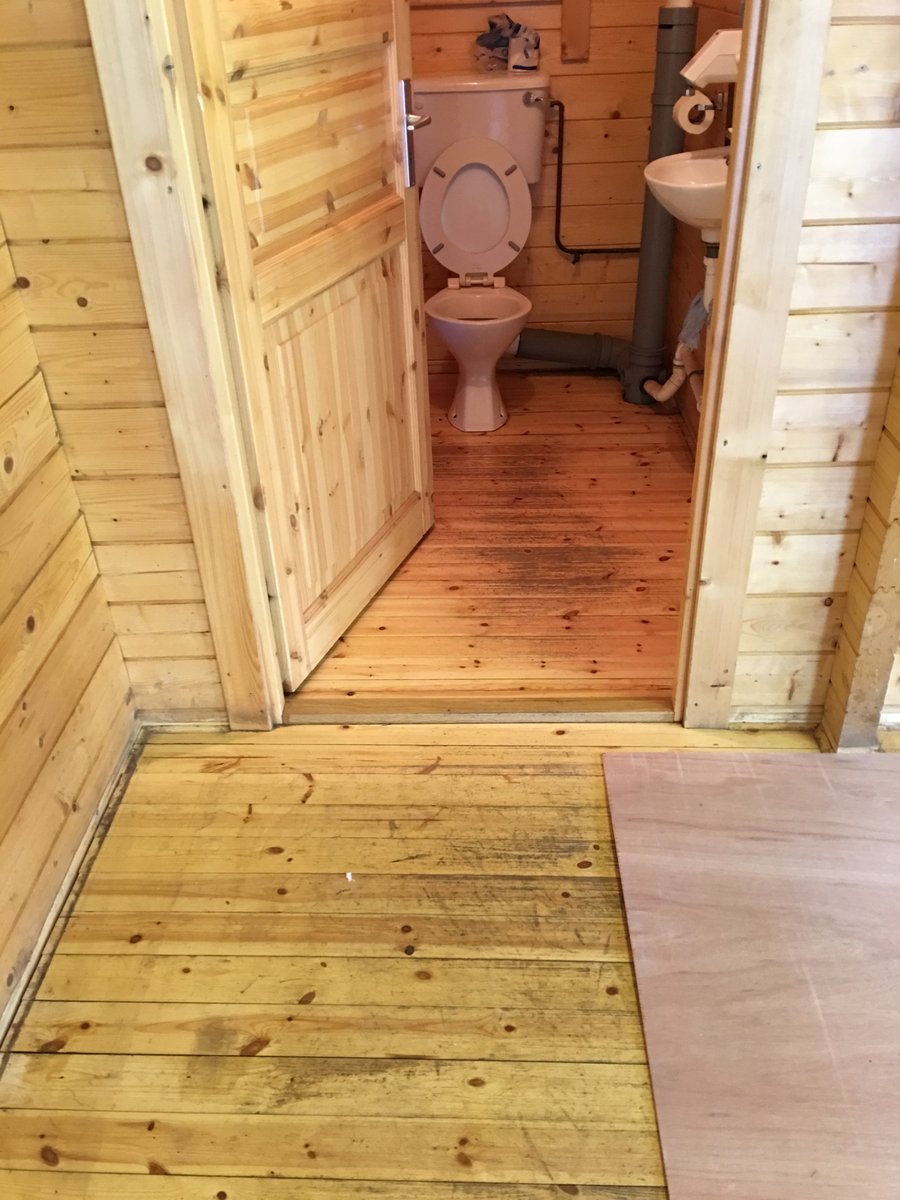 image shows: floor ply lining mork clay pigeon shoot 