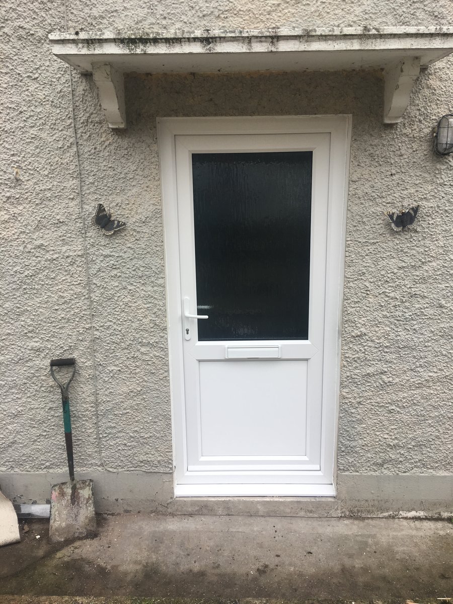 An image of fully glazed to half glass front door tintern  goes here.