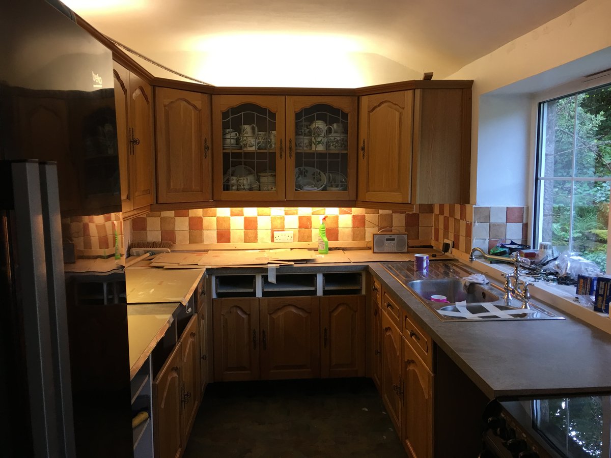 image shows: kitchen makeover cleddon 