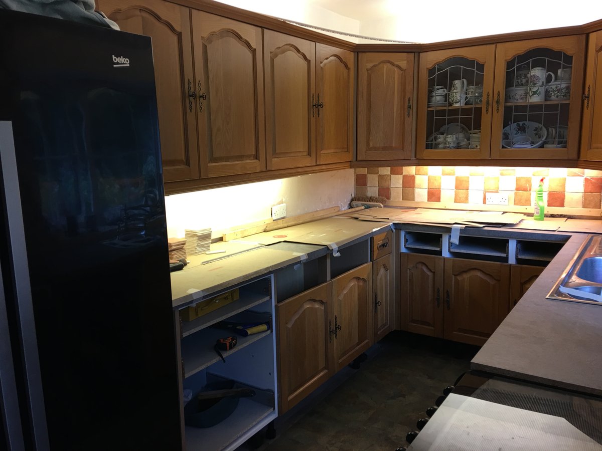 image shows: kitchen makeover cleddon 