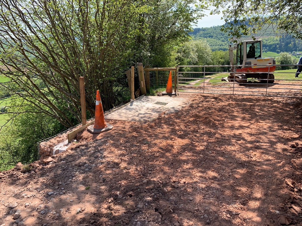 1040: Click here for full sized Land retention and drainage works image and more information Land retention and drainage worksImage with link to high resolution version