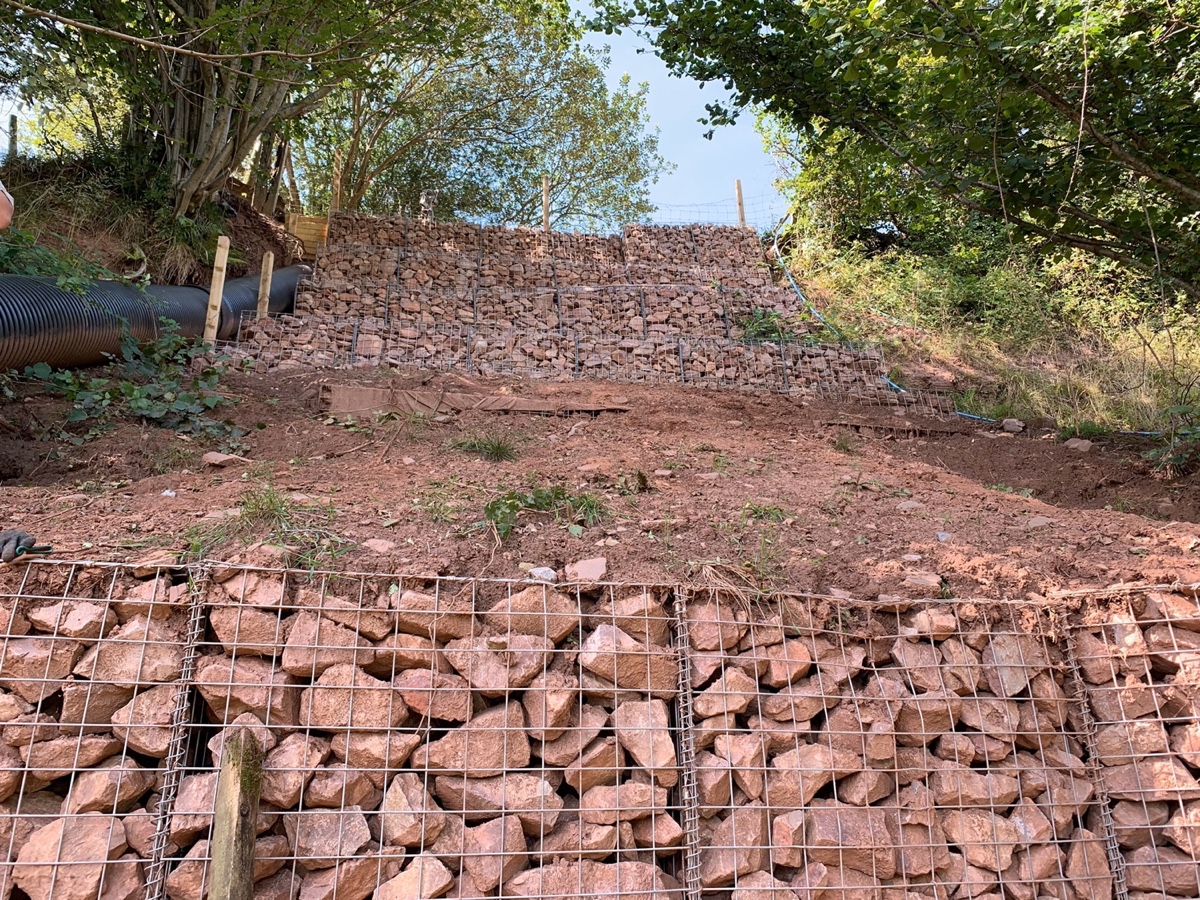 1041: Click here for full sized Land retention and drainage works image and more information Land retention and drainage worksImage with link to high resolution version