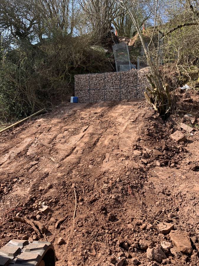 Image of landslide road damage repair abergavenny 014 <h2>2019-11-16 - Landslips can be a real problem at this time of year</h2>