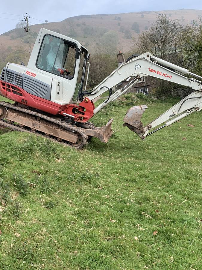 Image of landslide road damage repair abergavenny 029 2019-11-16 - Landslips can be a real problem at this time of year