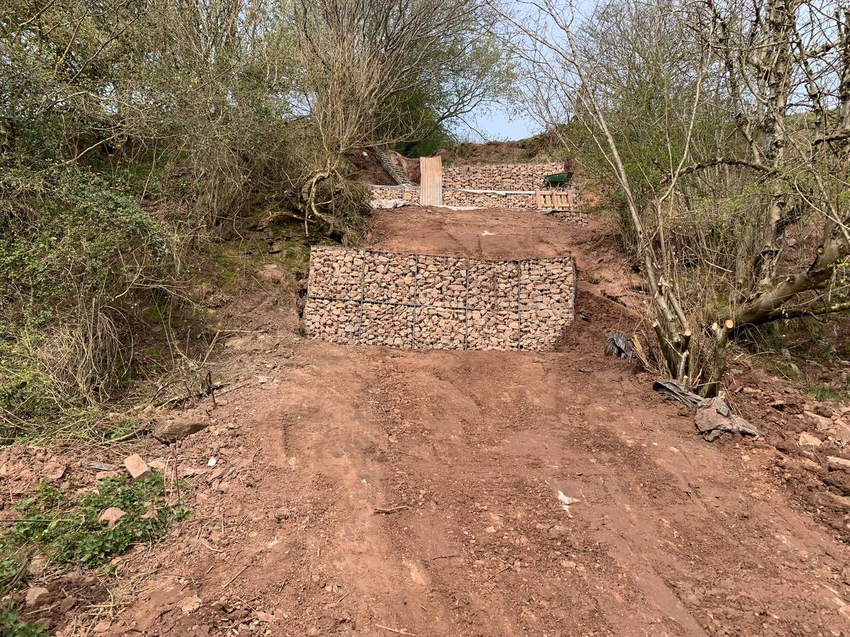 Image of landslide road damage repair abergavenny 033 <h2>2019-11-16 - Landslips can be a real problem at this time of year</h2>