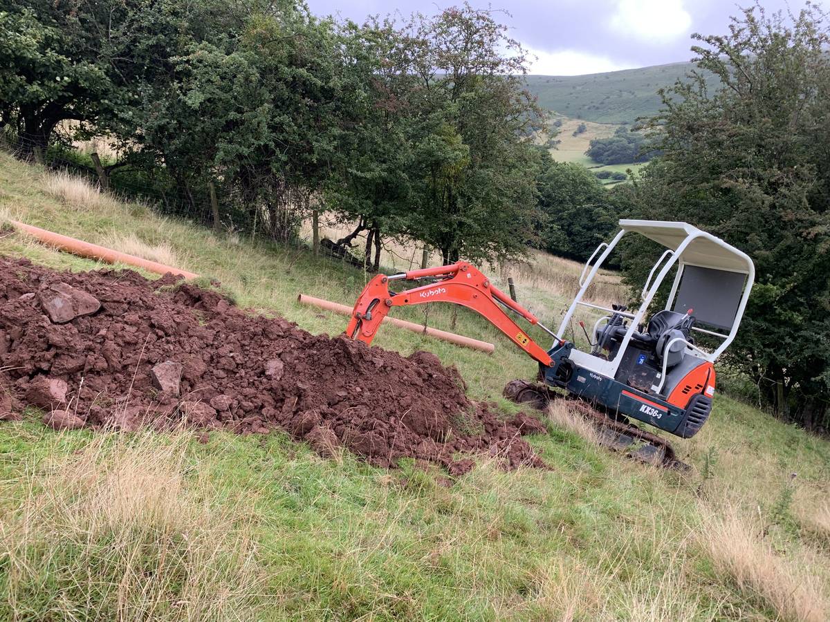 Image of landslide road damage repair abergavenny 048 <h2>2019-11-16 - Landslips can be a real problem at this time of year</h2>