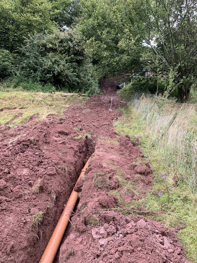 Image of landslide road damage repair abergavenny 053 2019-11-16 - Landslips can be a real problem at this time of year