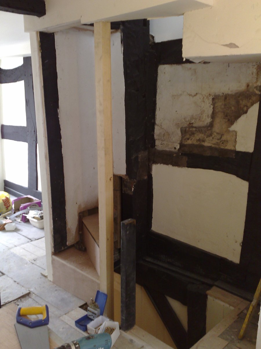 image shows: leominster shop renovation three storey 