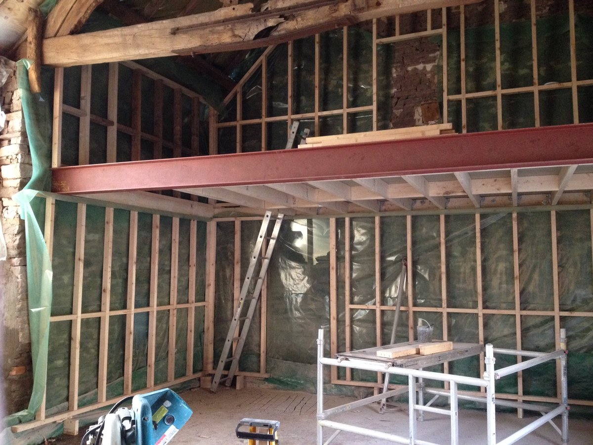 An image of Looking back at a barn conversion in Llanishen goes here.