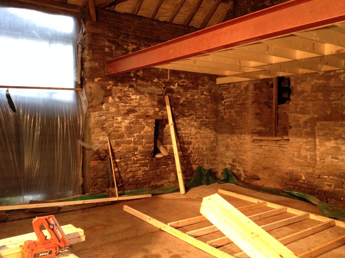 image shows: llanishen barn conversion 