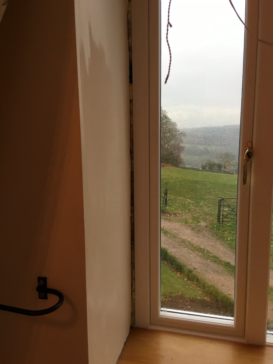 image shows: making good window reveals inside and out st briavels common 