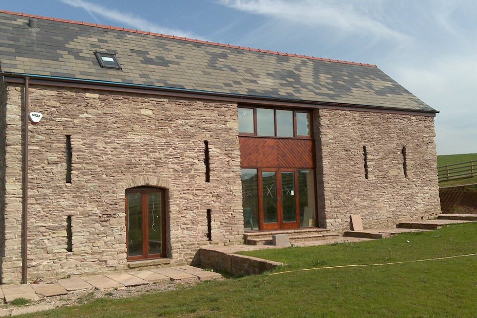 image shows: Barn conversion in Monmouthshire