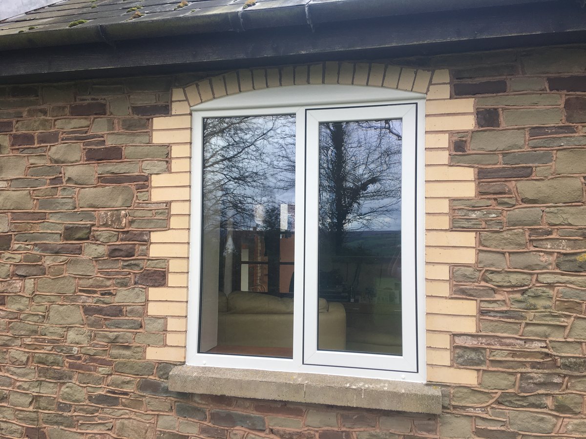 image shows: replacement windows bespoke size cross ash 