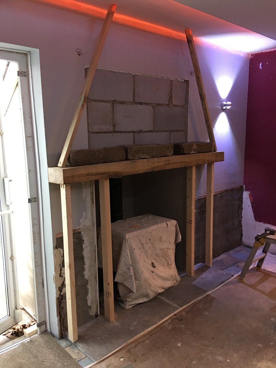 image shows: somerset arms removep window replaced with log burner dingestow 