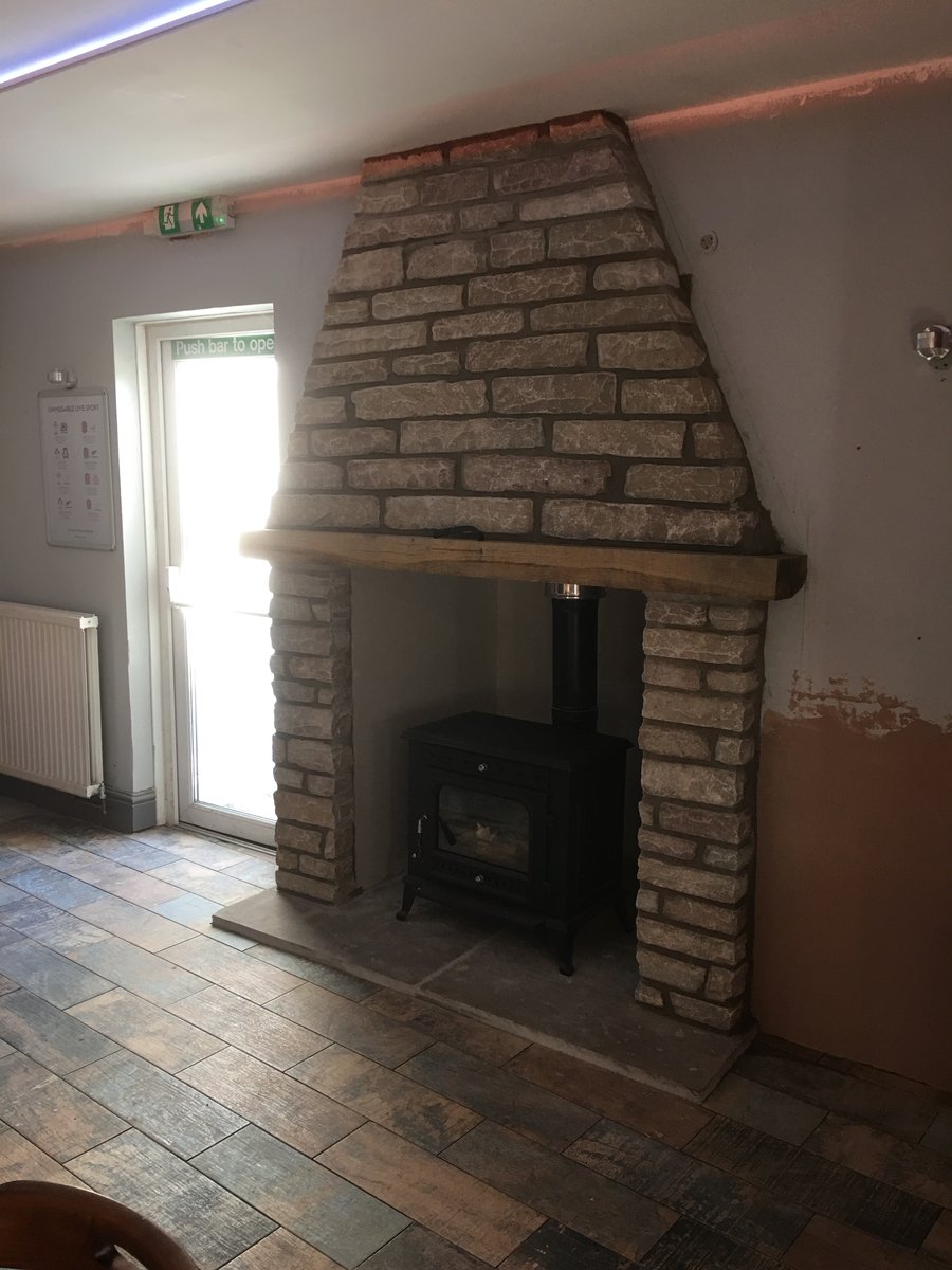 Image of somerset arms removep window replaced with log burner dingestow 033 <h2>2018-12-05 - Bringing new cheerful aspect to the local </h2>