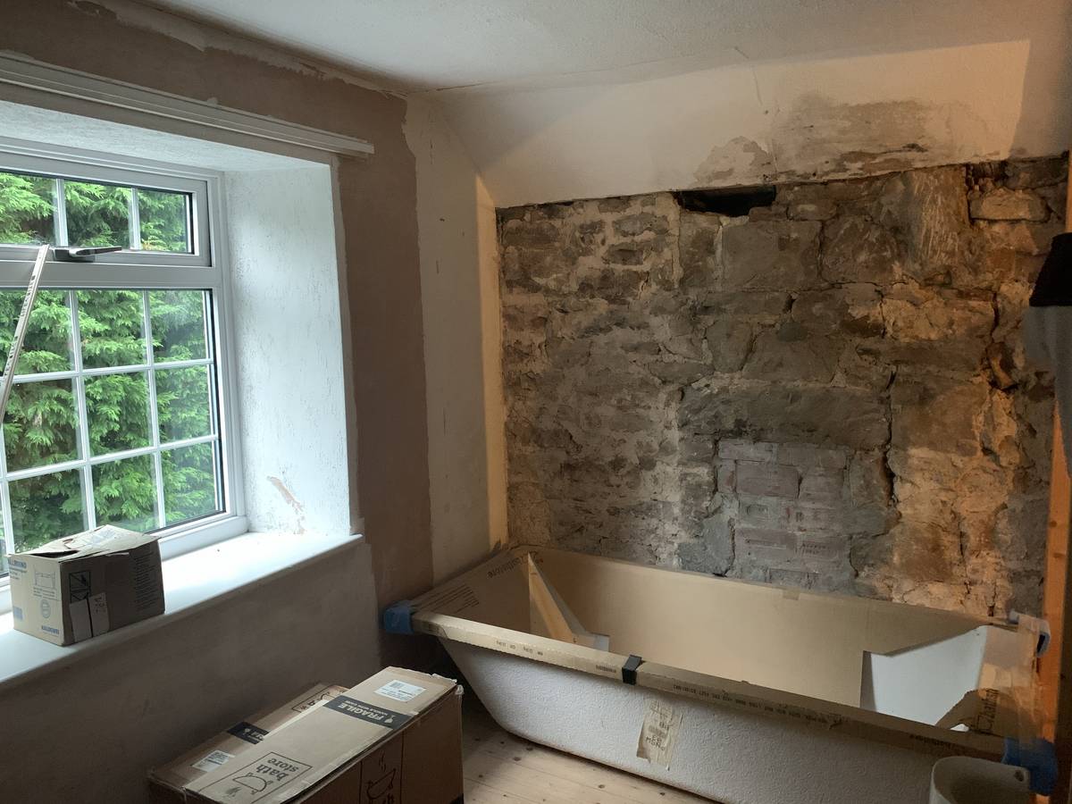 Image of stone cottage renovation catbrook 004 2019-12-15 - From a broken window to a complete renovation.  Every home has a list of jobs…