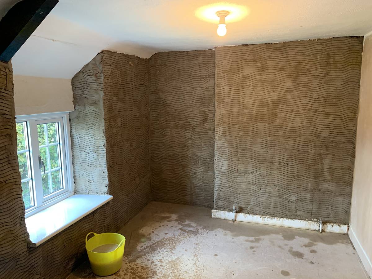 image shows: Renovation of stone cottage in Catbrook