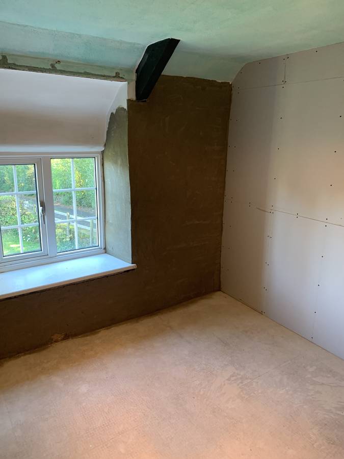 image shows: Renovation of stone cottage in Catbrook