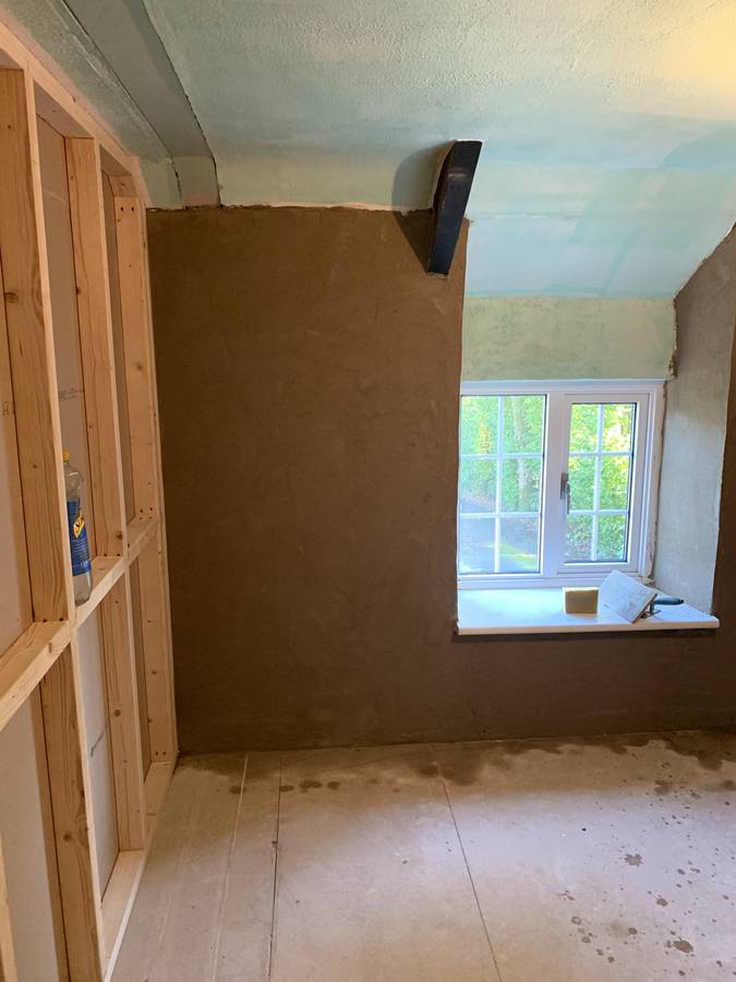 image shows: Renovation of stone cottage in Catbrook