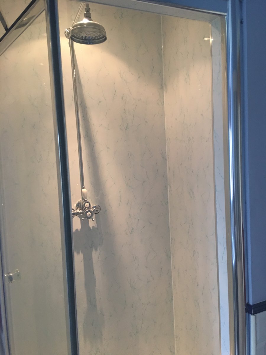 image shows: upvc cladding shower cubicle abergavenny 