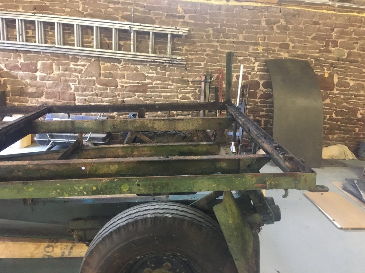 image shows: workshop trailer restoration 