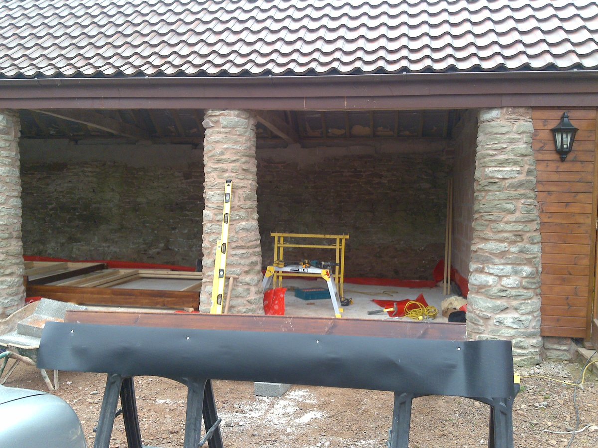 Image of wye valley renovation refurbishment building project 153 gwent 2019-08-07 - It's raining, it's pouring…